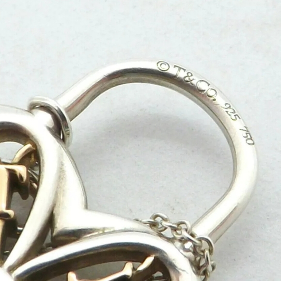 SOLD!!! TIFFANY FILIGREE HEART PENDANT NECKLACE - Picture 6 of 6